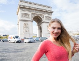 Lucy Heart French Slut Welcomes Manuel to Paris with Anal Sex