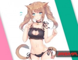SOUND PORN Tsundere catgirl pleases her master Japanese ASMR