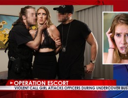 Foul-mouthed Whore Sexy foul mouthed call-girl Cadence Lux berates Officer Brick and when he catches her soliciting his undercover partner. For all her tough talk she folds as soon as they start to haul her away and begs Officer Brick not to arrest her. H